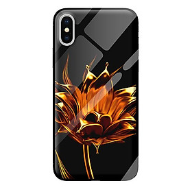 Ốp kính cường lực cho iPhone X hoa 23 - Hàng chính hãng
