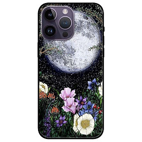 Ốp lưng dành cho Iphone 14 - Iphone 14 Plus - Iphone 14 Pro - Iphone 14 Pro Max - Trăng Sáng Và Hoa