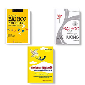Combo Sách: Bí Kíp Sống Trọn Tuổi Đôi Mươi - Những Bài Học Không Có Nơi Giảng Đường (TB) + Đại Học Không Lạc Hướng (TB) + Tìm Lại Cái Tôi Đã Mất (MinhLongbooks)