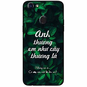Ốp lưng in cho Oppo F5 Youth Mẫu Anh Thương Em