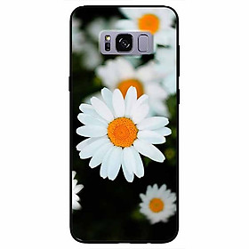 Ốp lưng dành cho Samsung S8 mẫu Cúc Trắng Mờ Ảo