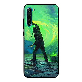 Ốp Lưng in cho Xiaomi Redmi Note 8 Mẫu Chàng Vẽ Bầu Trời - Hàng Chính Hãng