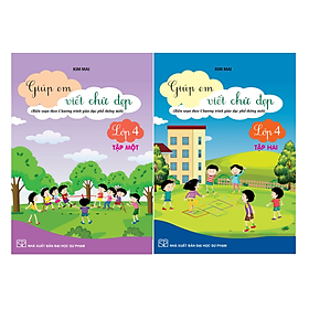 Sách - Combo Giúp em viết chữ đẹp lớp 4 - tập 1 + 2 (Kết Nối) (KP)