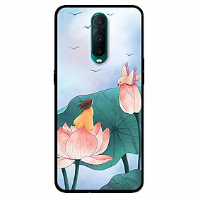 Ốp lưng dành cho Oppo R17 Pro mẫu Cô Bé Và Chú Chim