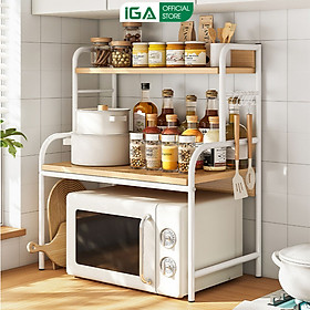 Kệ nhà bếp 3 tầng đa năng khung thép chống ghỉ phủ sơn tĩnh điện thương hiệu IGA - GM140 / GM141