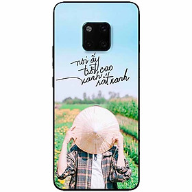 Ốp lưng in cho Huawei Mate 20 Pro Mẫu Lấy Nón