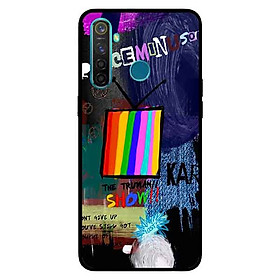 Ốp Lưng in cho Realme 5 Mẫu Peace Tivi - Hàng Chính Hãng