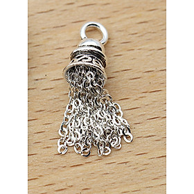 Charm bạc chuông tua rua treo - Ngọc Quý Gemstones