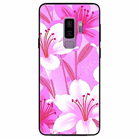 Ốp lưng dành cho Samsung S9 Plus mẫu Hoa Ly Hồng