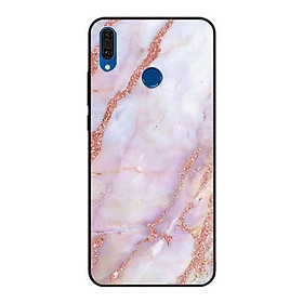 Ốp Lưng in cho Huawei Y9 2019 Mẫu NỀN ĐÁ HOA 9 - Hàng Chính Hãng
