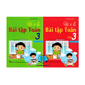Sách - Combo Vở ô Li Bài Tập Toán Lớp 3 Quyển 1 + 2 (Dùng Kèm SGK Chân Trời Sáng Tạo)