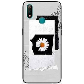 Ốp Lưng in cho Realme 3 Pro Mẫu Hoa Cúc Nền Giấy 3 - Hàng Chính Hãng
