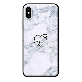 Ốp in cho iPhone XS MAX Ba Trái Tim - Hàng chính hãng