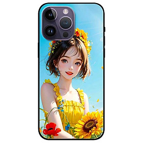 Ốp lưng dành cho Iphone 14 - 14 Plus - 14 Pro - 14 Pro Max - Vương Miệng Hoa - Hàng Chính Hãng