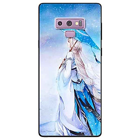 Ốp lưng in cho Samsung Note 9 Mẫu Cô Gái Cầm Dù