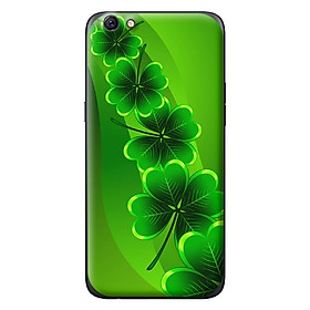 Ốp in cho Oppo A57 NỀN XANH LÁ 4 - Hàng chính hãng