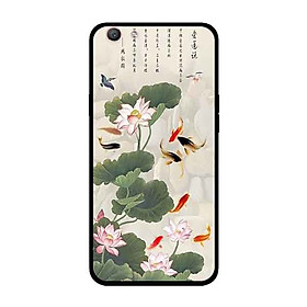 Ốp Lưng in cho Oppo F3 Lite mẫu Tranh Cá Koi  - Hàng Chính Hãng