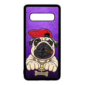 Ốp lưng điện thoại dành cho Samsung S10  Pulldog Hiphop Nền Tím