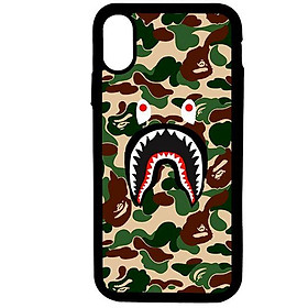 Ốp lưng dành cho Iphone Xs Max B.A.P.E Bộ Đội - Hàng Chính Hãng