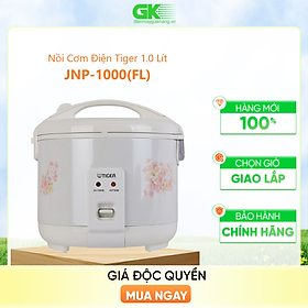 Nồi Cơm Điện Nắp Gài Tiger JNP-1000 - 1L (Trắng) - Hàng chính hãng