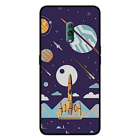 Ốp Lưng in cho Oppo K3 Mẫu Vũ Trụ Ánh Sao - Hàng Chính Hãng