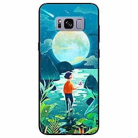 Ốp lưng dành cho Samsung S8 mẫu Đi Về Phía Trăng