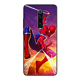 Ốp Lưng in cho Xiaomi Mi 9T Mẫu Người Nhện Mắt Sáng - Hàng Chính Hãng
