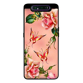 Ốp Lưng Dành Cho Samsung A80 mẫu Hoa Hồng 2 - Hàng Chính Hãng