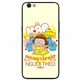 Ốp lưng in cho Oppo F3 Mẫu Mập Tấp Người Theo Nữ
