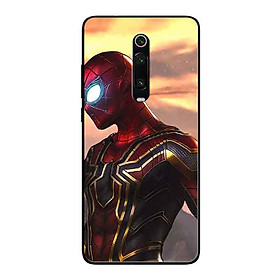 Ốp Lưng in cho Xiaomi Redmi K20 Pro Mẫu Người Nhện Nền Đỏ - Hàng Chính Hãng