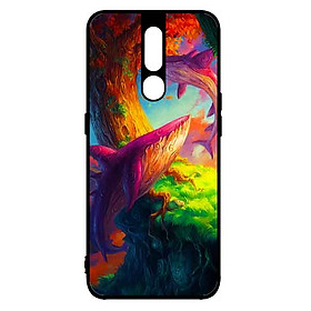 Ốp Lưng in cho Oppo F11 Pro Mẫu Đàn Cá Voi - Hàng Chính Hãng