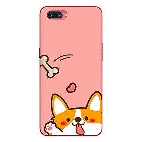 Ốp lưng in cho OPPO A5 mẫu Cún Love Xương - Hàng chính hãng