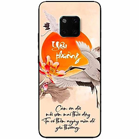 Ốp lưng in cho Huawei Mate 20 Pro Mẫu Yêu Thương
