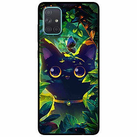Ốp lưng dành cho Samsung A71 mẫu Mèo Đeo Lục Lạc