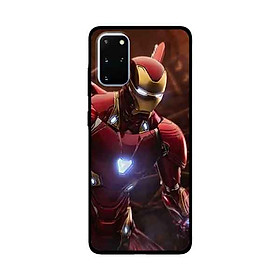 Ốp Lưng Dành Cho Samsung Galaxy S20 Plus mẫu Người Sắt Nền Đỏ - Hàng Chính Hãng