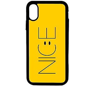 Ốp lưng dành cho Iphone Xs Max N.I.C.E Vàng - Hàng Chính Hãng