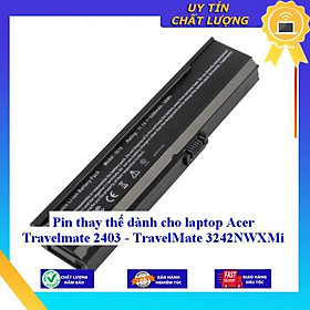 Pin dùng cho laptop Acer Travelmate 2403 - TravelMate 3242NWXMi - Hàng Nhập Khẩu  MIBAT865
