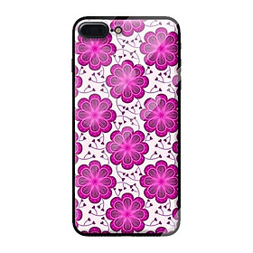 Ốp kính cường lực cho iPhone 8 Plus mẫu HOA HỒNG XANH 6 - Hàng chính hãng