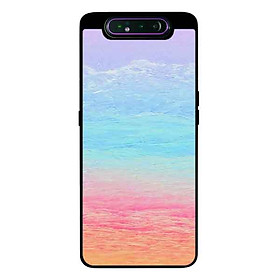 Ốp Lưng Dành Cho Samsung A80 mẫu NỀN ĐÁ HOA 11 - Hàng Chính Hãng