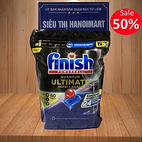 Viên rửa chén bát Finish Powerball Eco 0% - Túi 40 viên 