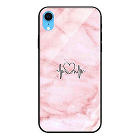 Ốp kính cường lực cho iPhone XR Đá Hồng - Hàng chính hãng