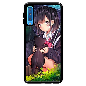 Ốp lưng cho Samsung Galaxy A7 2018 GIRL 130 - Hàng chính hãng
