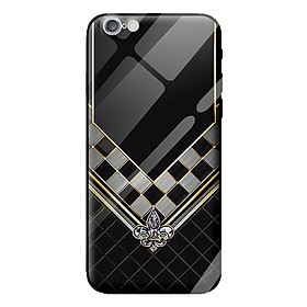 Ốp kính cường lực cho iPhone 6s Plus nền đen bóng 1 - Hàng chính hãng
