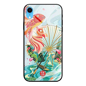 Ốp kính cường lực cho iPhone XR Cá Chép Đỏ - Hàng chính hãng