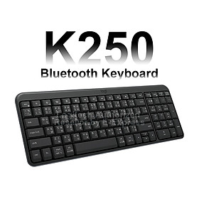 Bàn phím Bluetooth K250 – Thiết kế nhỏ gọn, kết nối ổn định, pin bền bỉ - GiaPhucStore | Hàng Chính Hãng