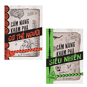  Combo 2 Cuốn Tổng Hợp Kiến Thức Hay- Cẩm Nang Khám Phá Cơ Thể Người + Cẩm Nang Khám Phá Siêu Nhiên