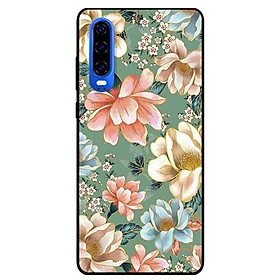 Ốp lưng dành cho Huawei P30 - P30 Lite - Y7 Pro - Y9 2019 mẫu Hoa Xanh Hồng Vàng