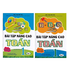 Sách - Combo Bài Tập Nâng Cao Toán 1 - Biên soạn theo tuần (Chương trình tiểu học mới)