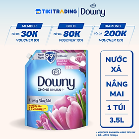 Túi Nước Xả Vải DOWNY Tinh Dầu Thiên Nhiên 3.5L