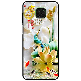 Ốp lưng dành cho Xiaomi Redmi Note 9s - Note 9 Pro - Note 9 Promax mẫu Chim Hoa TRắng